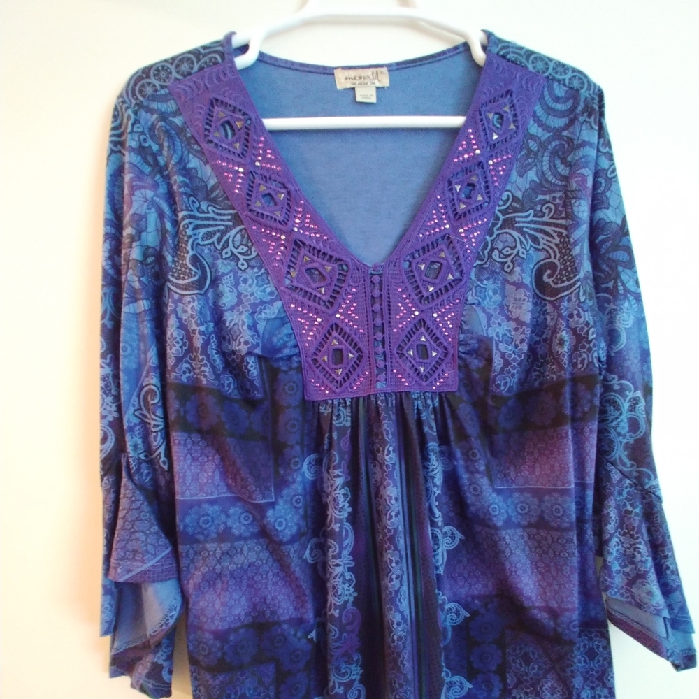 Purple blouse